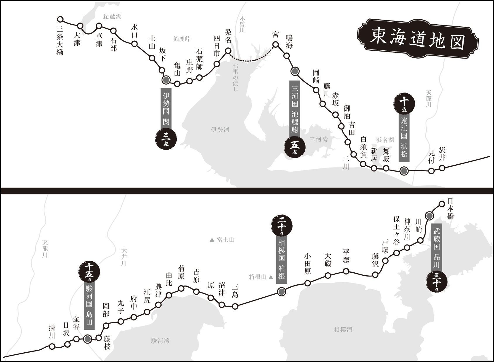 東海道地図